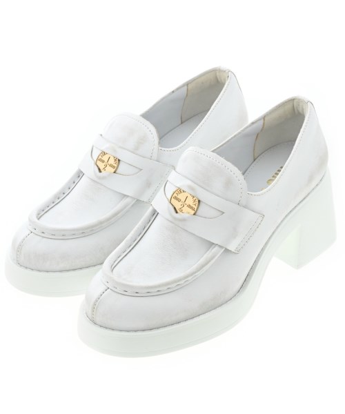 Miu Miu(ミュウミュウ)パンプス 白 サイズ:EU37(23.5cm位)/2200677552033