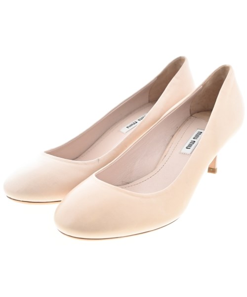 Miu Miu(ミュウミュウ)パンプス ピンク サイズ:EU37 1/2(24cm位)/2200698848986