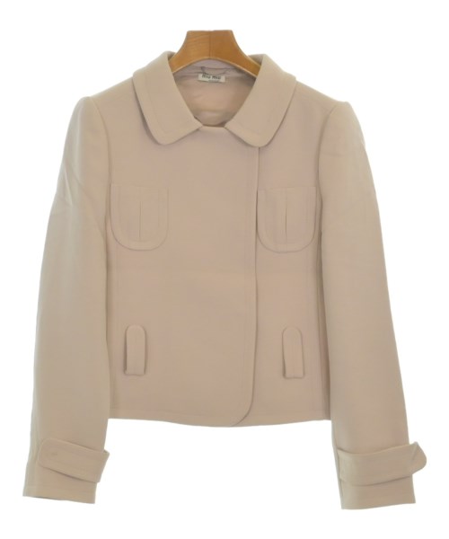 Miu Miu(ミュウミュウ)カジュアルジャケット ピンク サイズ:40(M位)/2200659273109