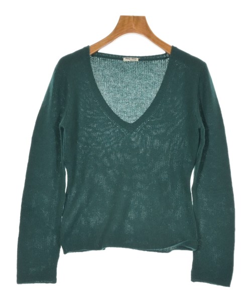 Miu Miu(ミュウミュウ)ニット・セーター 緑 サイズ:-(S位)/2200662033073