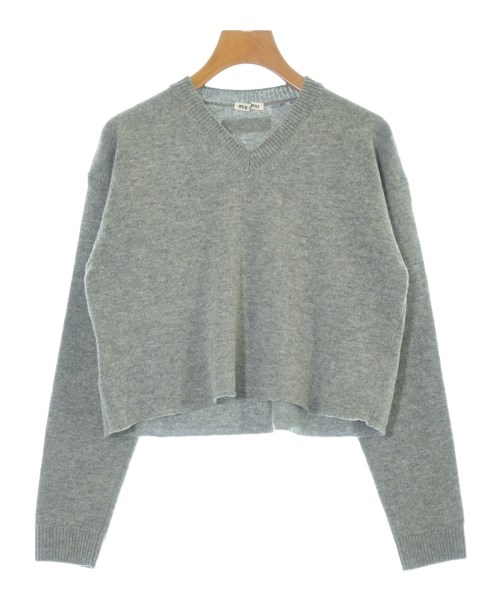 Miu Miu(ミュウミュウ)ニット・セーター グレー サイズ:38(S位)/2200641177040