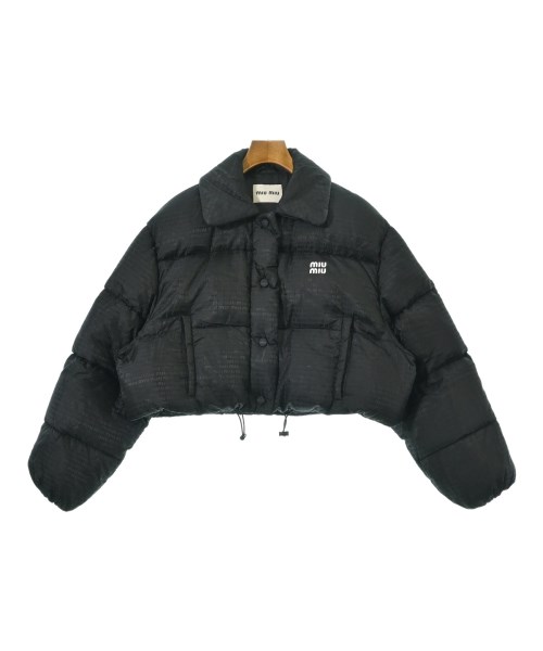 Miu Miu(ミュウミュウ)ダウンジャケット/ダウンベスト 黒 サイズ:40(M位)/2200652851014