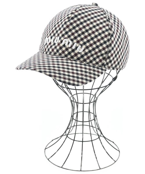 Miu Miu(ミュウミュウ)キャップ 黒 サイズ:M/2200663622023