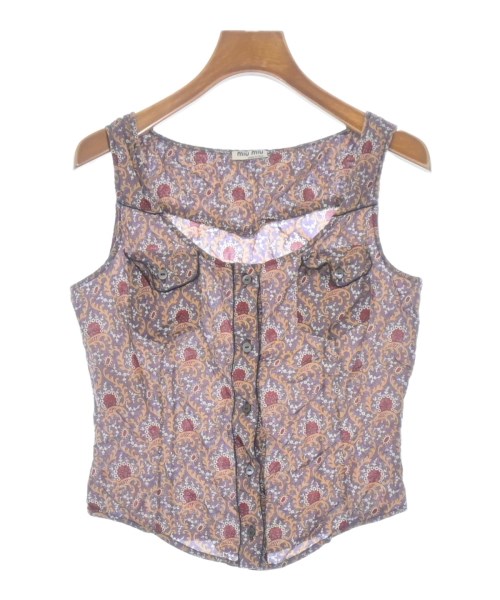 Miu Miu(ミュウミュウ)ベスト 紫 サイズ:40(M位)/2200661018101