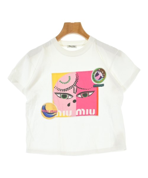 Miu Miu(ミュウミュウ)Tシャツ・カットソー 白 サイズ:XS/2200663226078