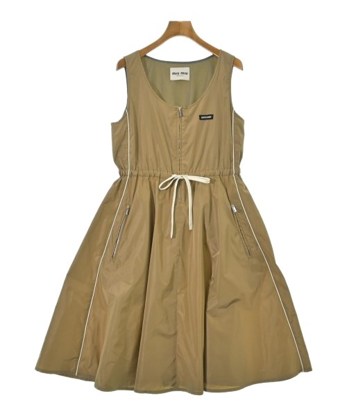 Miu Miu(ミュウミュウ)ワンピース ベージュ サイズ:36(XS位)/2200661182093
