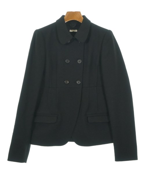 Miu Miu(ミュウミュウ)カジュアルジャケット 黒 サイズ:40(M位)/2200669400014