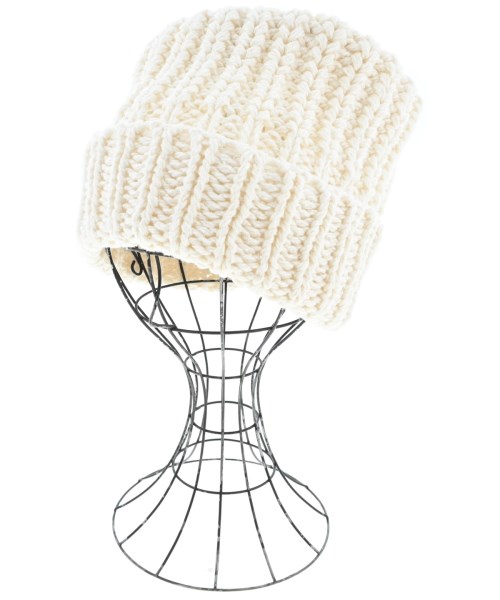 Y's(ワイズ)ニットキャップ・ビーニー 白 サイズ:-/2200658490033