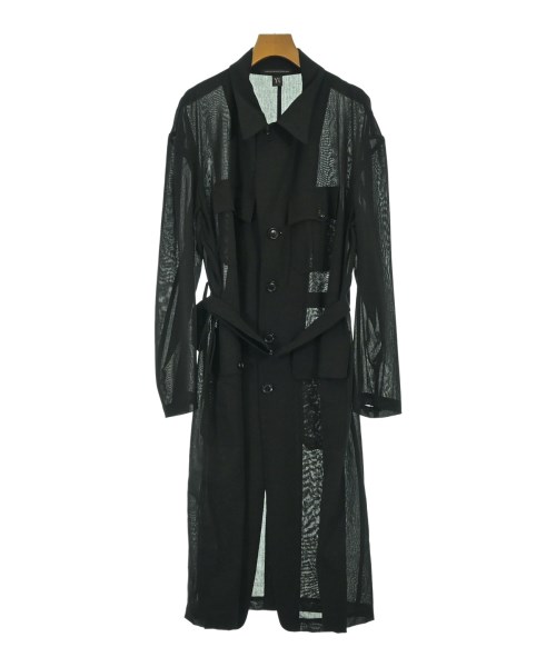 Y's(ワイズ)ステンカラーコート 黒 サイズ:1(XS位)/2200665041051