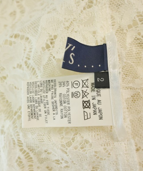 Y's（ワイズ）ワンピース 白 サイズ:2(S位) レディース/2200690129045