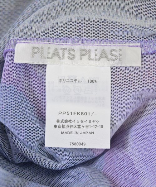 PLEATS PLEASE（プリーツプリーズ）Tシャツ・カットソー 紫 サイズ:F レディース/2200622221069