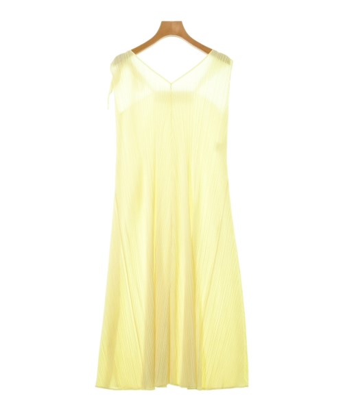 PLEATS PLEASE(プリーツプリーズ)ワンピース 黄 サイズ:3(L位)/2200588169047