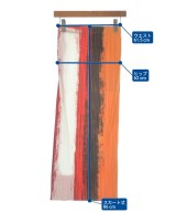 PLEATS PLEASE（プリーツプリーズ）ロング・マキシ丈スカート オレンジ サイズ:3(L位) レディース/2200628931030