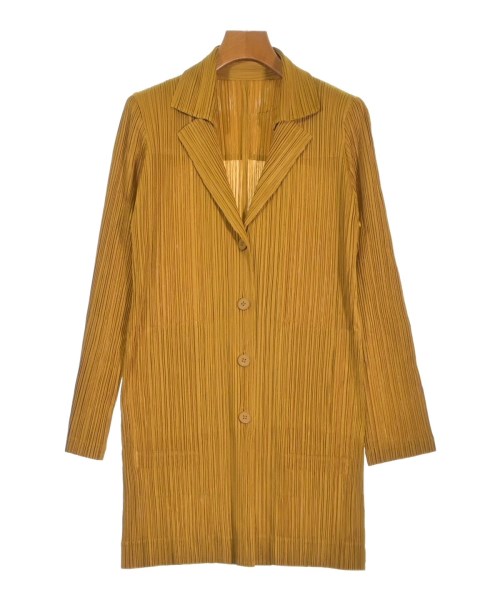 PLEATS PLEASE(プリーツプリーズ)カジュアルジャケット 黄 サイズ:3(L位)/2200659478054