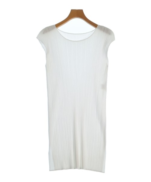 PLEATS PLEASE(プリーツプリーズ)ワンピース 白 サイズ:4(XL位)/2200659703132