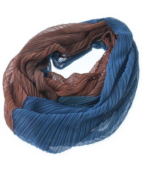 PLEATS PLEASE(プリーツプリーズ)ストール 茶 サイズ:-/2200653887470