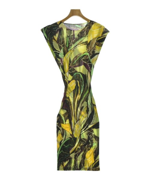 PLEATS PLEASE(プリーツプリーズ)ワンピース 黄 サイズ:2(M位)/2200653887661