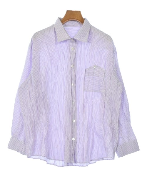 PLEATS PLEASE(プリーツプリーズ)カジュアルシャツ 紫 サイズ:4(XL位)/2200660441023