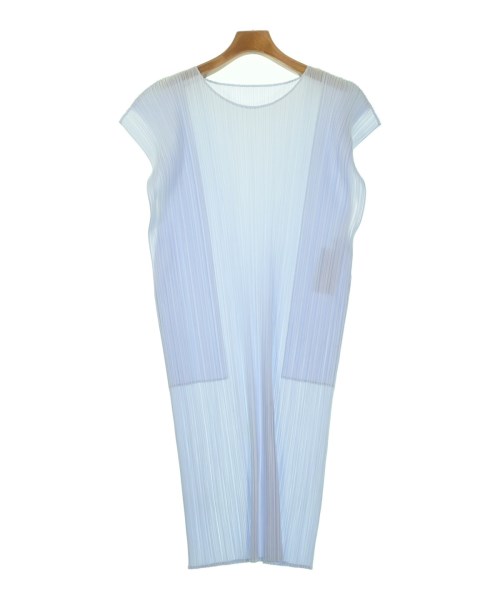 PLEATS PLEASE(プリーツプリーズ)ワンピース 青 サイズ:2(M位)/2200646442037