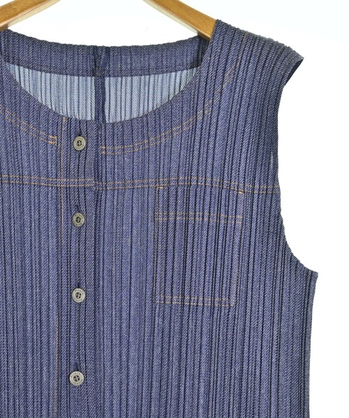 PLEATS PLEASE（プリーツプリーズ）オールインワン/サロペット 紺 サイズ:-(L位) レディース/2200662650027