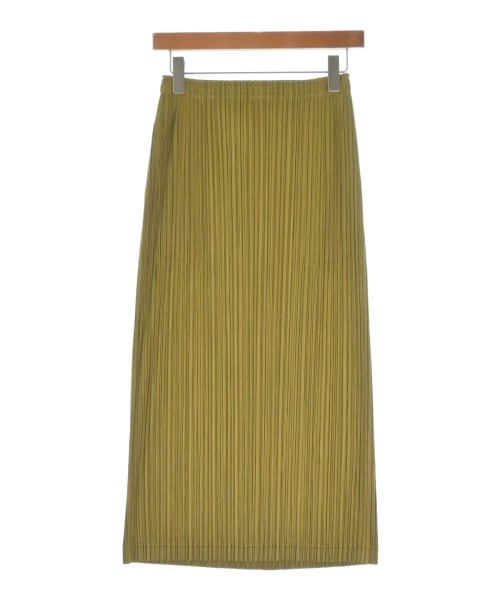 PLEATS PLEASE(プリーツプリーズ)ひざ丈スカート カーキ サイズ:-(S位)/2200666609106