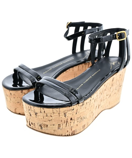 GIUSEPPE ZANOTTI DESIGN(ジュゼッペザノッティーデサイン)サンダル 黒 サイズ:EU35 1/2(22cm位)/2200459562052