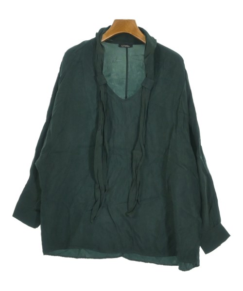 LIMI feu(リミフー)ブラウス 緑 サイズ:S/2200619787035