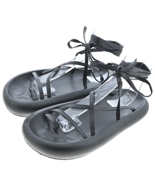 ISABEL MARANT(イザベルマラン)サンダル 黒 サイズ:38(25cm位)/2200684610061