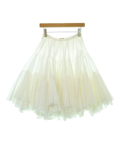 ALAIA(アライア)ひざ丈スカート 白 サイズ:38(S位)/2200600212010