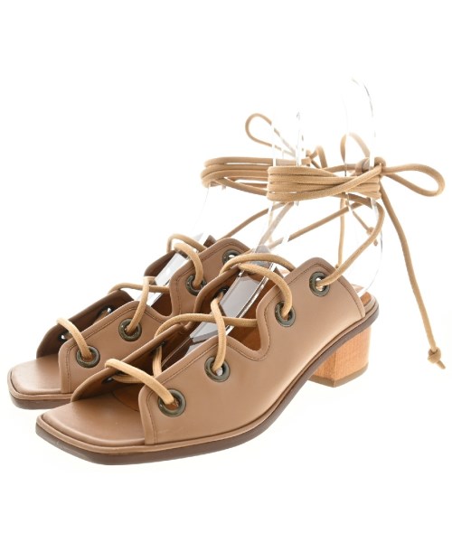 STELLA McCARTNEY(ステラマッカートニー)サンダル 茶 サイズ:EU37(23.5cm位)/2200372515173