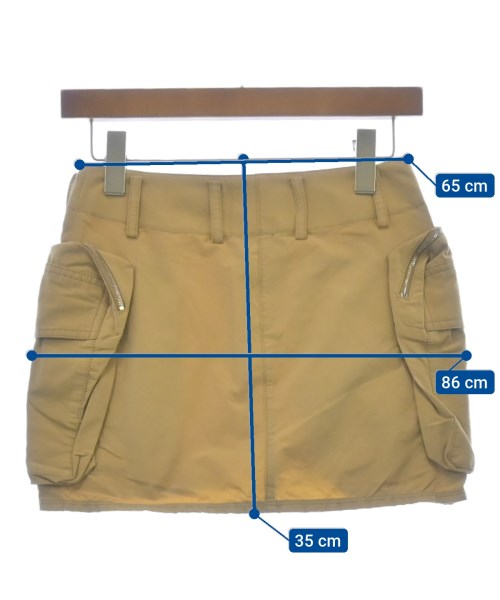 STELLA McCARTNEY（ステラマッカートニー）ミニスカート ベージュ サイズ:34(XXS位) レディース/2200534398019