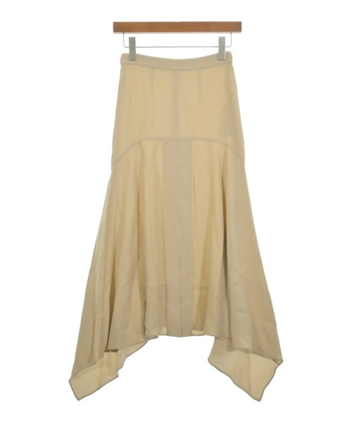 STELLA McCARTNEY(ステラマッカートニー)ひざ丈スカート ベージュ サイズ:34(XXS位)/2200614763041