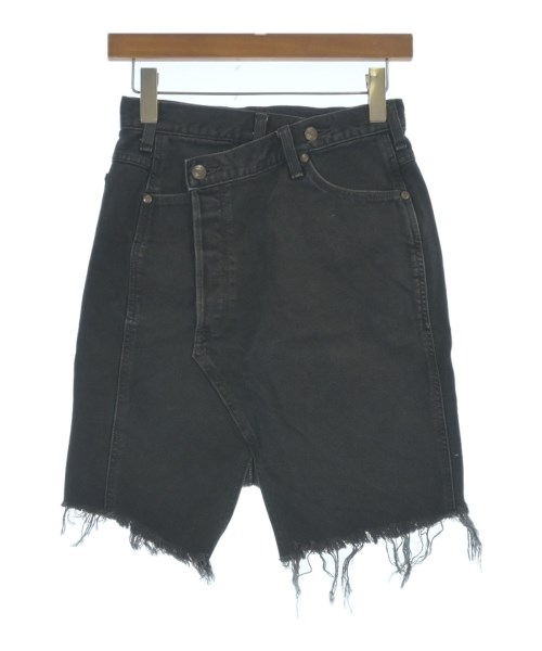 Wrangler(ラングラー)ひざ丈スカート 黒 サイズ:XS/2200649653034