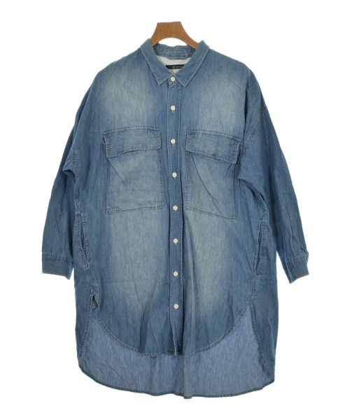 John bull(ジョンブル)シャツワンピース 青 サイズ:F/2200700153282