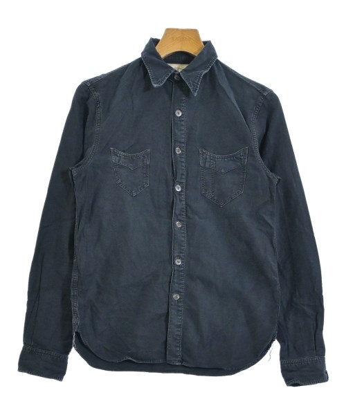 RRL(ダブルアールエル)カジュアルシャツ 紺 サイズ:XS/2200696889073