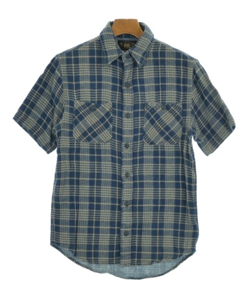 RRL(ダブルアールエル)カジュアルシャツ 青 サイズ:XS/2200647098134