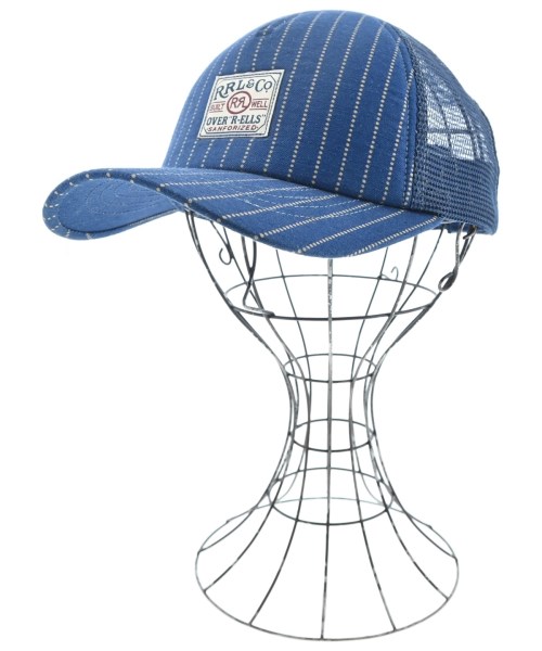 RRL(ダブルアールエル)キャップ 青 サイズ:ONE/2200664030070