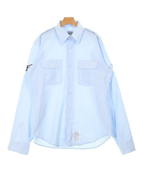 MILITARY(ミリタリー)ドレスシャツ 青 サイズ:17(XL位)/2200624333067