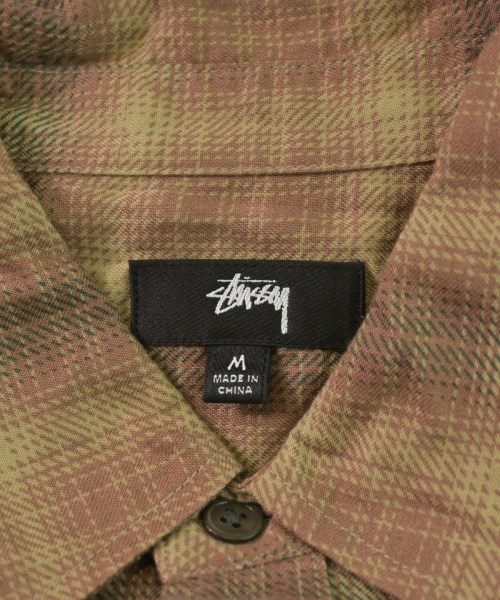 STUSSY（ステューシー）カジュアルシャツ 茶 サイズ:M メンズ/2200614896022
