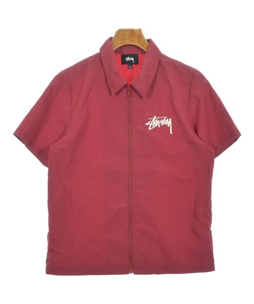 STUSSY(ステューシー)カジュアルシャツ 赤 サイズ:S/2200615495026
