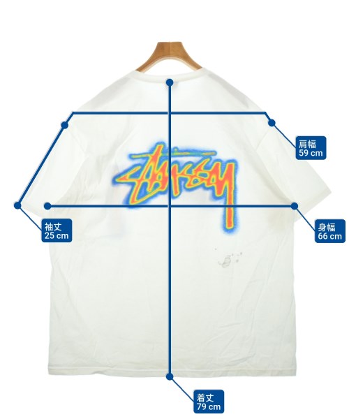 STUSSY（ステューシー）Tシャツ・カットソー 白 サイズ:XXL メンズ/2200617932055