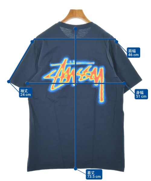 STUSSY（ステューシー）Tシャツ・カットソー 紺 サイズ:M メンズ/2200618472338
