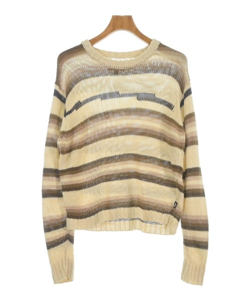 STUSSY(ステューシー)ニット・セーター ベージュ サイズ:S/2200572072094