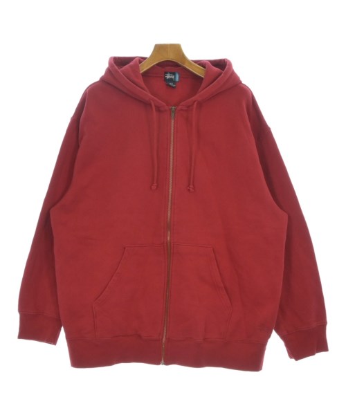 STUSSY(ステューシー)パーカー 赤 サイズ:L/2200675103169