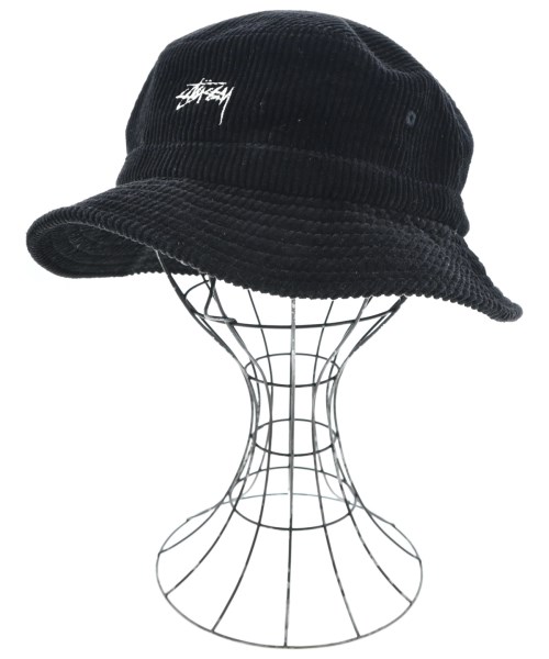 STUSSY(ステューシー)ハット 黒 サイズ:L/XL/2200680944085