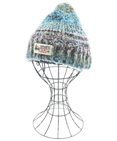STUSSY(ステューシー)ニットキャップ・ビーニー 青 サイズ:57cm/2200681474055