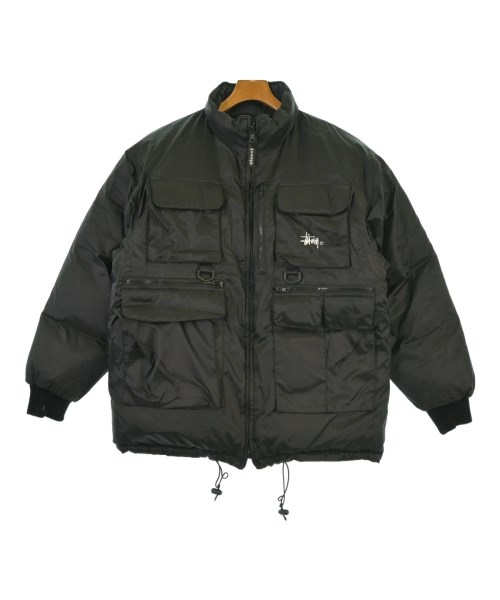 STUSSY(ステューシー)ダウンジャケット/ダウンベスト 黒 サイズ:M/2200661800010