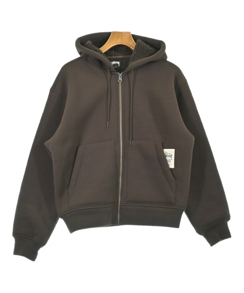 STUSSY(ステューシー)パーカー 茶 サイズ:S/2200702456015
