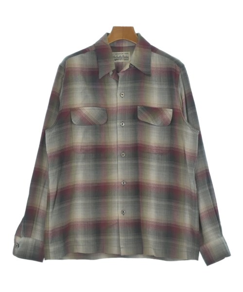 WACKO MARIA(ワコマリア)カジュアルシャツ 赤 サイズ:2(M位)/2200650844100