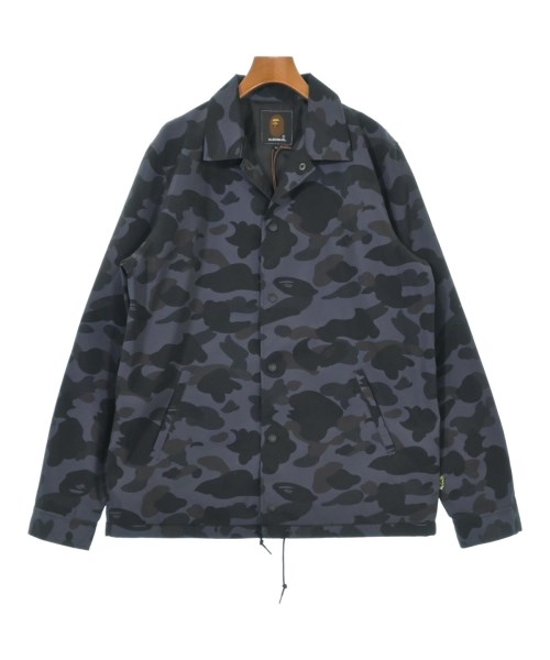 A BATHING APE(アベイシングエイプ)ミリタリーブルゾン 青 サイズ:L/2200637915069